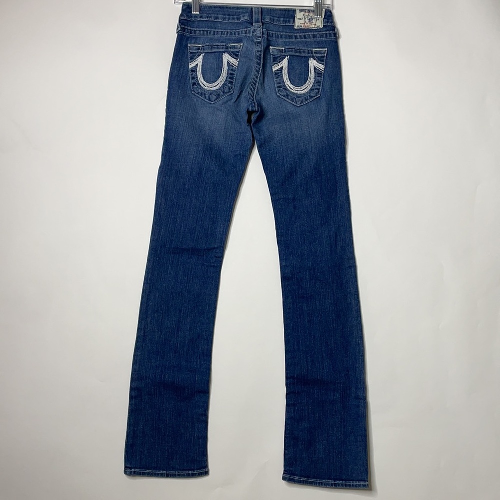True Religion Women's Straight Leg Size 27 Denim Jeans